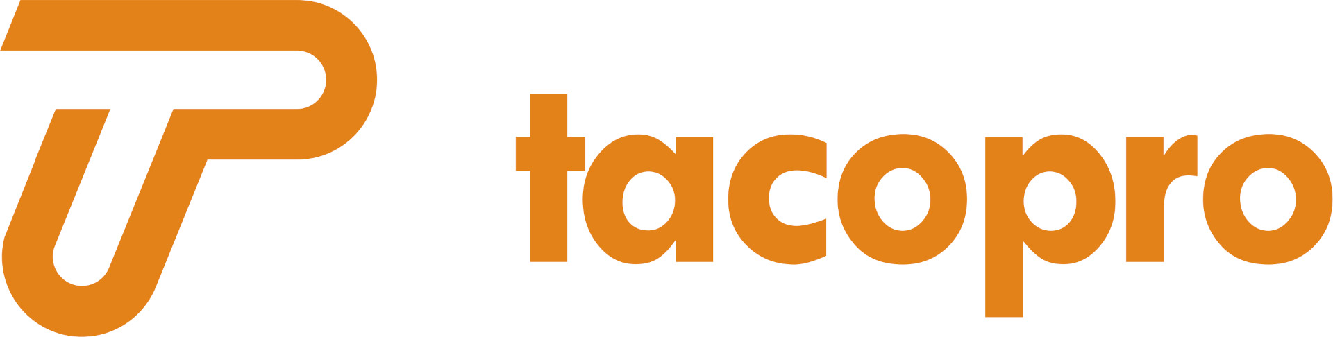 LOGO OFICIAL TACOPRO NARANJA